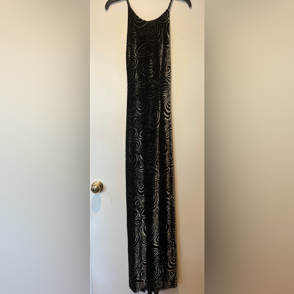Whimsigoth Velvet Maxi Prom Dress by Jessica McClintock Size 6